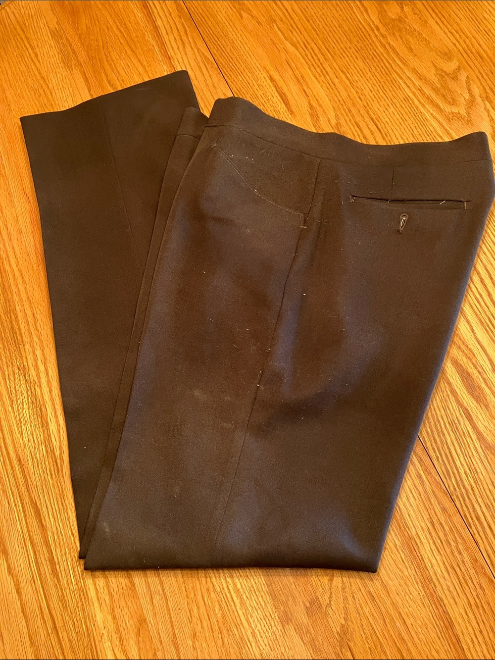 Haggar Black Men's Dress Pants – Straight Leg Tailored